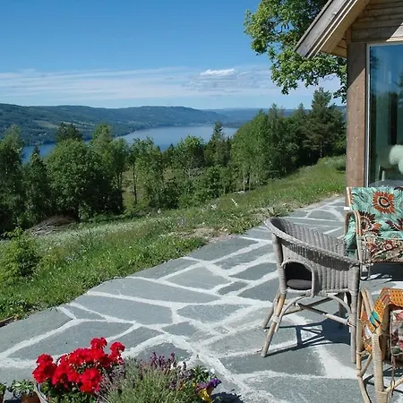 Homestead With Panoramic View Over Randsfjorden Fall